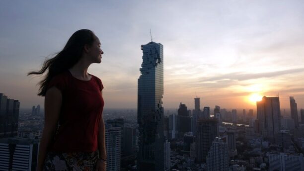 Новый Вечерний Бангкок 2 Башня Mahanakhon в Бангкоке