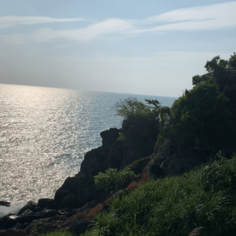 Луна у моря 9 Закат на смотровой площадке Сиамского залива