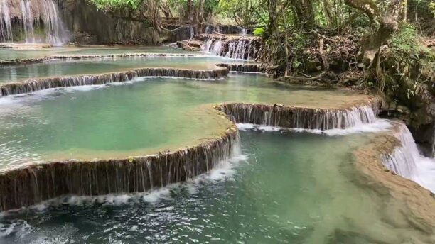 Камбоджа-Лаос 8 Водопад Круанг Си в туре Камбоджа-Лаос